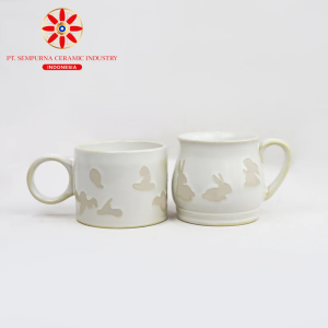 Silk Screen Ceramic Mug