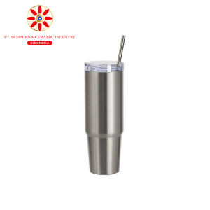 Sublimation Blanks 36oz/1080ml Stainless Steel Travel Tumbler with Lid & Straw