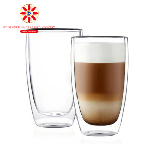 Double Wall Insulated Glass Cups