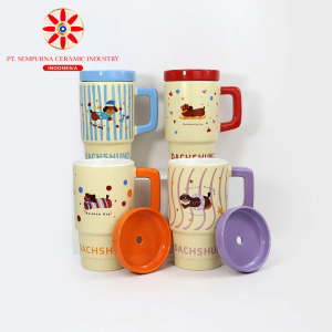 Ceramic Mug with Lid