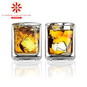 Double Wall Insulated Glass Cups