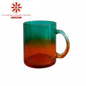 11oz Sublimation Glass Mug -KY7102