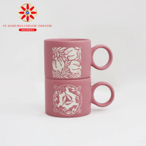 Silk Screen Ceramic Mug