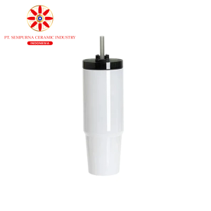 Sublimation Blanks 36oz/1080ml Stainless Steel Travel Tumbler with Lid & Straw