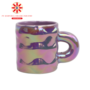 Electroplated Ceramic Mug