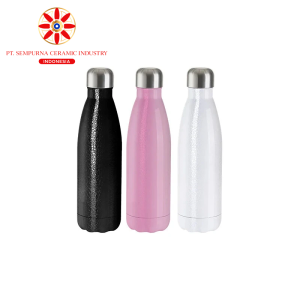 Sublimation Blanks 17oz/500ml 3D Crackle Finish Stainless Steel Water Bottle