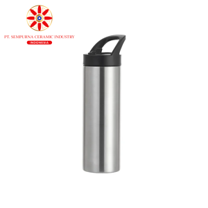 Sublimation Blanks 20oz/600ml Powder Coated SS Tumbler with Straw & Waterproof Flip Lid