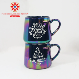 Electroplated Ceramic Mug