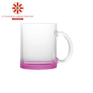 11oz Clear Glass Mugs