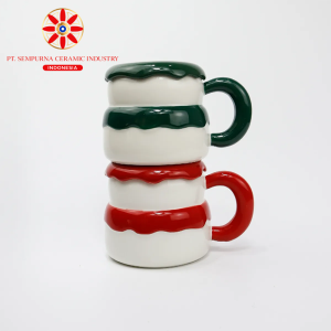 Embossed Ceramic Mug