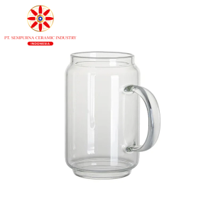 Glass sublimation mug