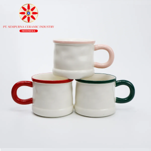 Embossed Ceramic Mug