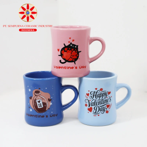 Waist-shaped Ceramic Mug