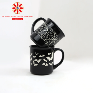 Silk Screen Ceramic Mug