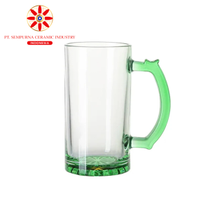 sublimation beer mug - handle and bottom color