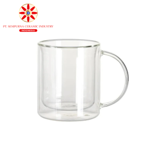 Double glass sublimation mug