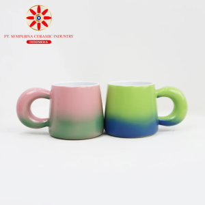 Spray Glazed Ceramic Mug