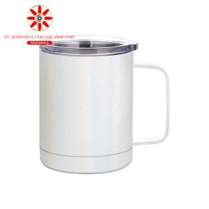 Sublimation 12oz/360ml Glitter Sparkling Stainless Steel Coffee Cup