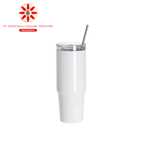 Sublimation Blanks 30oz/900ml Stainless Steel Travel Tumbler with Lid & Straw