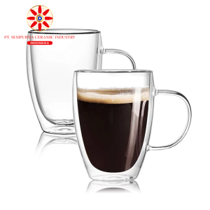 Double Wall Insulated Glass Cups