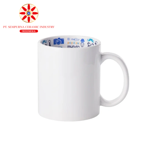 11oz Sublimation mug-Interior applique