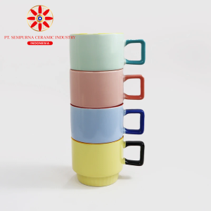 Stackable Ceramic Mug